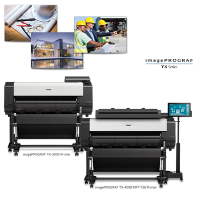 Canon imagePROGRAF TX Series of Large Format Printers