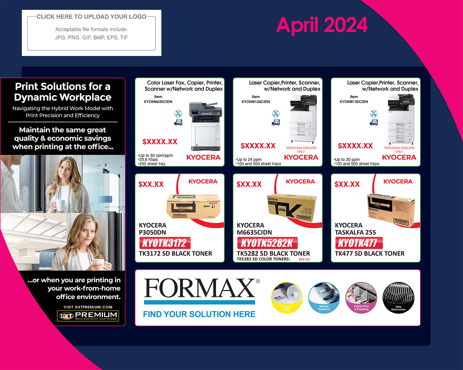 April 2024 Customizable Retail Flyer