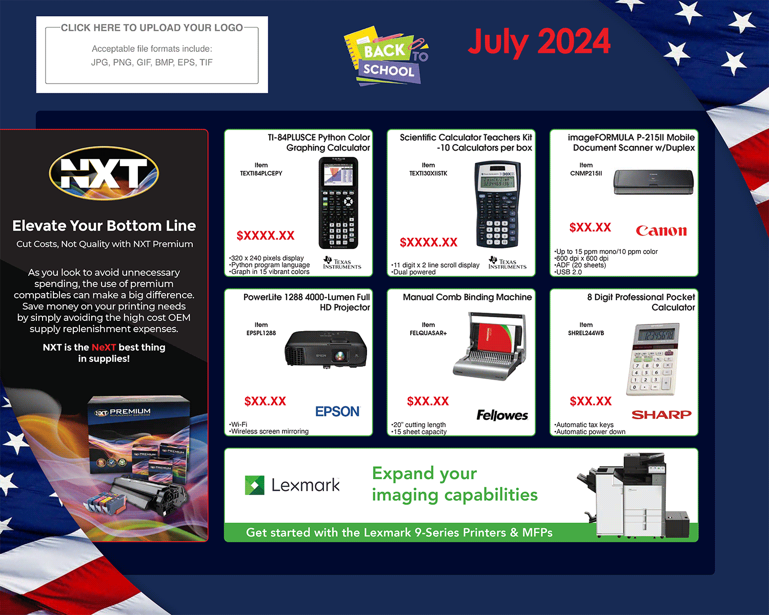 July 2024 Retail Flyer