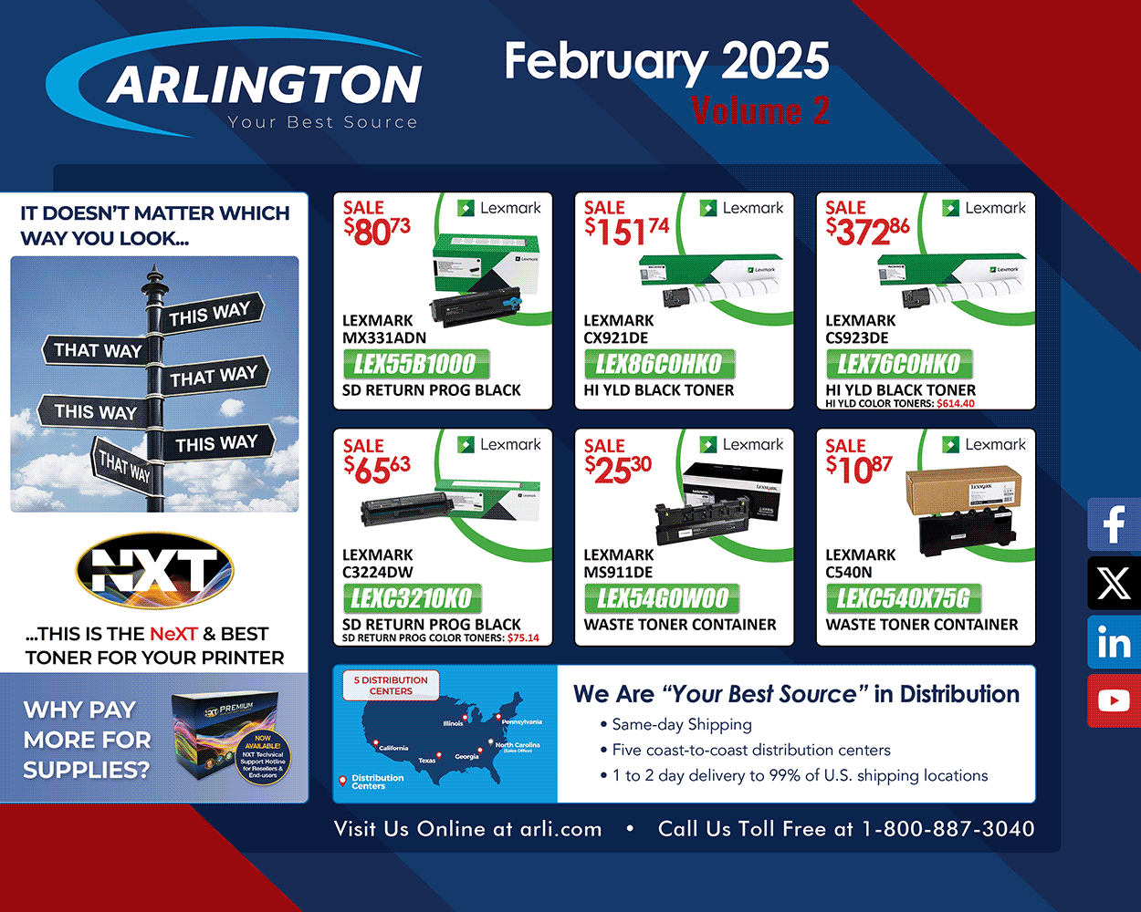 February 2025 ARLINGTON Sales Flyer Flipbook